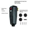 Tower Manufacturing 30434009 Auto-Reset 15 AMP Right Angle GFCI Plug, Black - [2 Pack] view 2