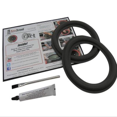 8" Foam Speaker Repair Kit, OD: 7.5", Roll OD: 7.125", Cone: 5.75", ID: 5.25", FSK-810 (Pair)
