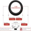 8" Foam Speaker Repair Kit, OD: 7.5", Roll OD: 7.125", Cone: 5.75", ID: 5.25", FSK-810 (Pair) view 3
