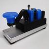 CW Morse Code Keys Camel Back Morse Code Key with 1/4 Anodized Aluminum Base, Black and Blue view 2