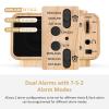 uscce Digital Dual Alarm Clock Radio for Bedrooms with Weekday/Weekend Mode view 3