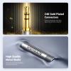 UGREEN 3.5mm Audio Cable Nylon Braided Aux Cord Male to Male Stereo Hi-Fi Sound for Headphones Car Home Stereos Speakers Tablets Compatible with iPhone iPad iPod Echo More 3FT view 2