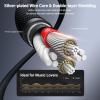 UGREEN 3.5mm Audio Cable Nylon Braided Aux Cord Male to Male Stereo Hi-Fi Sound for Headphones Car Home Stereos Speakers Tablets Compatible with iPhone iPad iPod Echo More 3FT view 3