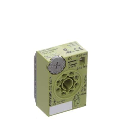 TURCK CT 2-E30/H Timing Module Timer for Relay, Electronic;On-Delay;0.2 Sec-30 Min;90-265 V;8-Pin Octal;Time Cube