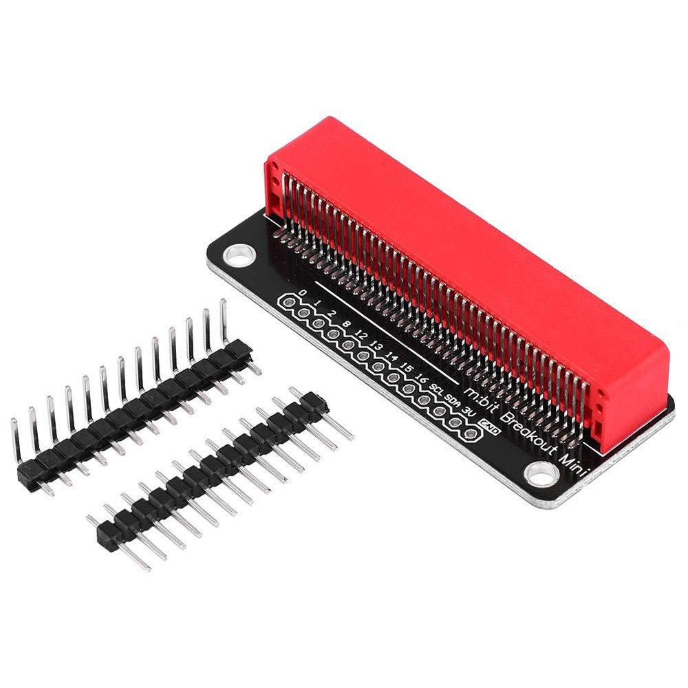 Micro:Bit Edge Connector, Bit Board To A Breadboard Extension Board 2.54Mm Pin, Microbit BBC Expansion Board(red)