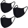 Black Dust Face Mask - All Cotton - Reusable Cloth Comfy Fabric Mask view 1