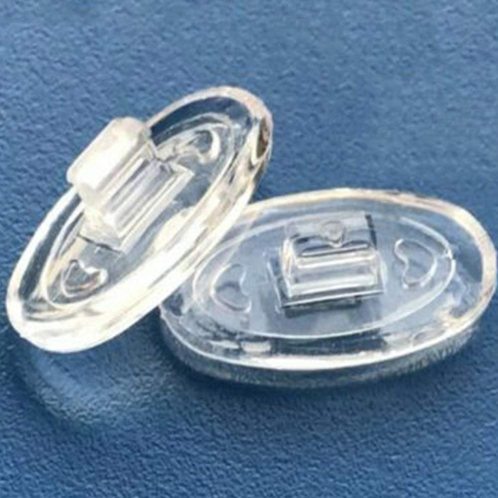 15mm Eyeglasses Nose Pads Push Silicone Replacement for Oakley Sunglasses