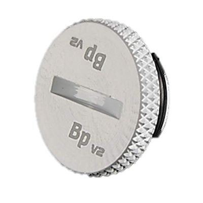 Bitspower G1/4"Deluxe White Low-Profile Stop Fitting