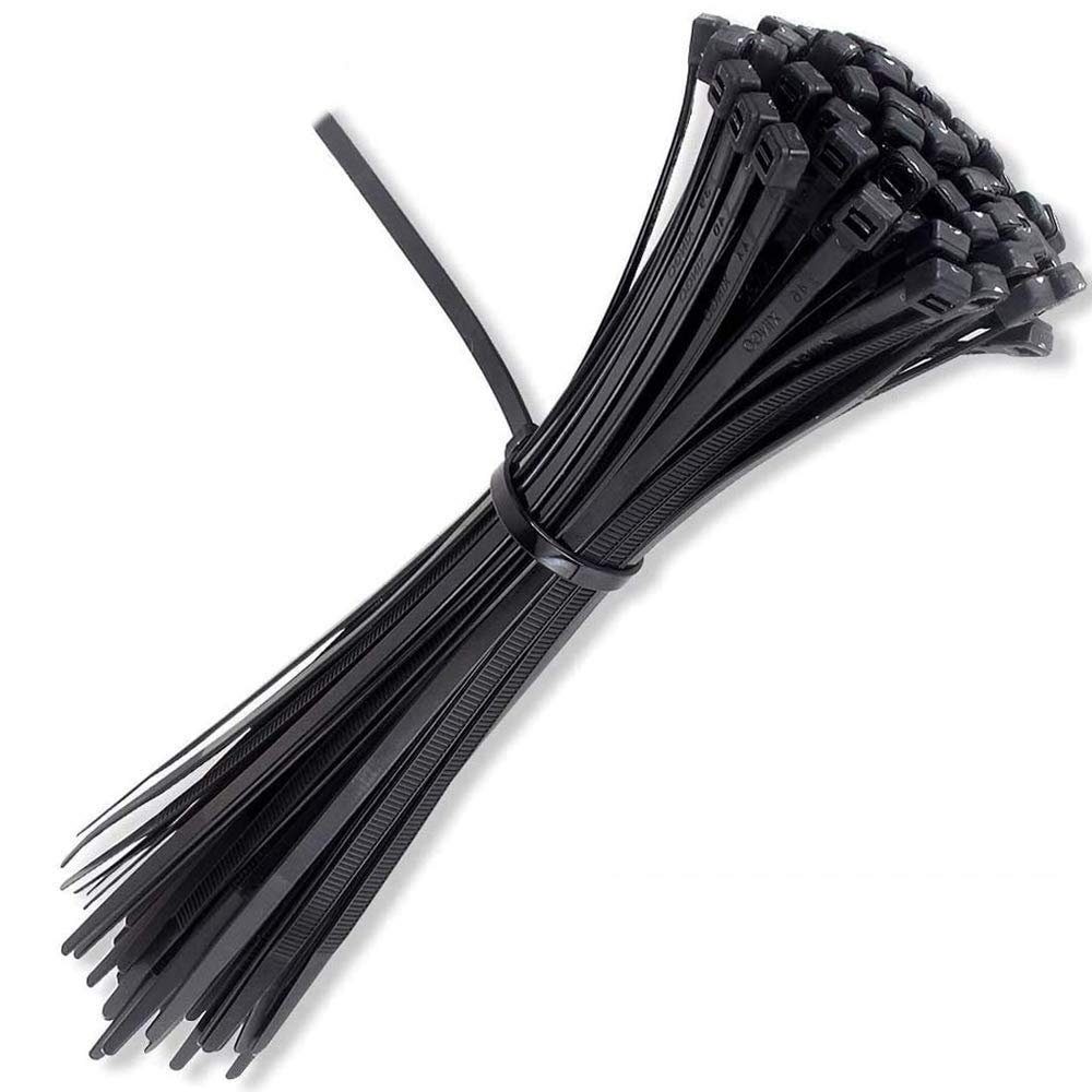 100 8 inch pieces Cable Zip Nylon Heavy Duty Self Locking Wire Ties,