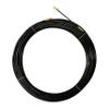 Nylon cable pulling fishtape, black,  4 mm, 20 meters, with interchangeable terminals view 1