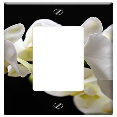 Switch Plate Single Rocker/GFCI - Orchids Flowers Flower Plant Houseplants