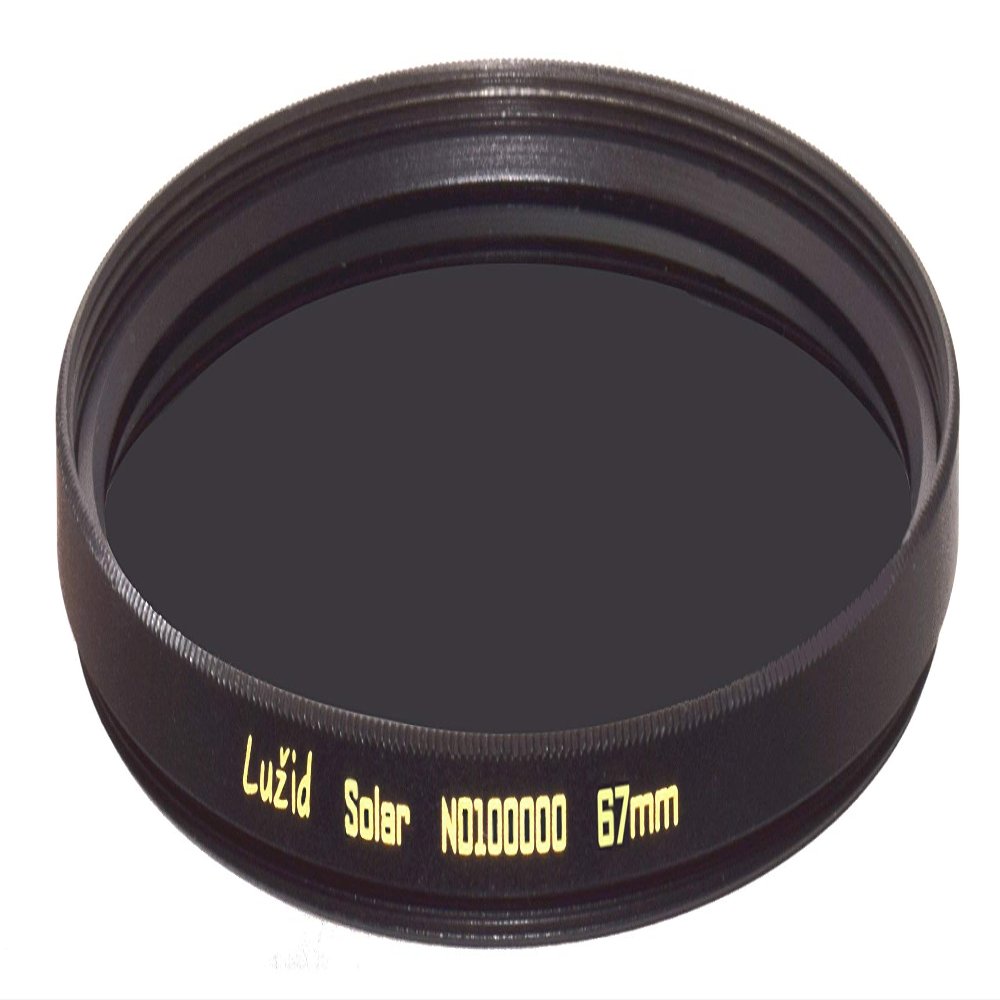 LUID 67mm ND100000 MC Filter Schott B270 Glass Brass Frame ND 16.5 Stop Multi-Coated 67 Luzid