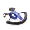 Hirose 4Pin Male to D-Tap for Zoom F8 Sound Devices 633/644/688 (Right Angle 4pin Coiled Cable) view 3
