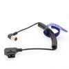 Hirose 4Pin Male to D-Tap for Zoom F8 Sound Devices 633/644/688 (Right Angle 4pin Coiled Cable) view 4