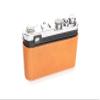 BolinUS S3 Film Camera Case, Handmade Genuine Real Leather Half Camera Case Bag Cover for Nikon S3 Film Camera With Hand Strap (Yellow) view 4