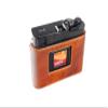 Minolta CLE Case, BolinUS Handmade Genuine Real Leather Half Camera Case Bag Cover for Minolta CLE with Hand Strap (LavaBrown) view 4
