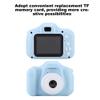 Mini Portable Kids Camera - 2.0 inch Color Screen - 1080P Children's Digital Camera - with Photo/Video Function - Boys, Girls(Blue) view 3