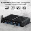 BASOARO Fanless Industrial Mini Computer RS232 Core i5 4200U, Dual RJ45 LAN, 8G RAM 512G SSD 1TB HDD, HD VGA Dual 4K HD Display, 6 RS232 COM, Dual Band WiFi, BT 4.0, Small Form Factor PC view 4