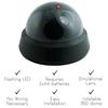 Pearl Enterprise Dummy Security Camera Fake Camera, Outdoors Dummy Dome Wireless Surveillance System with Motion Light Realistic Look with Flashing Red LED Light for Home or Business (Pack of 4) view 3