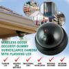 Dummy Security Camera, Fake CCTV Dome Camera with Red LED Light, 2 Pack view 2