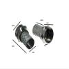 100 x SATELITE CO AXIAL Coax Aerial CONNECTORS Jack Plug Socket F Female view 2
