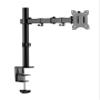 Amer Single LCD Monitor Desk Mount Stand Fully Adjustable/Tilt/Articulating for 1 Screen up to 32" (EZCLAMP), 1 Monitor (up to 32") Desk Clamp