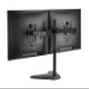 Amer Dual LED LCD Monitor Free-Standing Desk Stand for 2 Screens up to 32 inches Heavy-Duty Fully Adjustable Arms with Max VESA 100x100mm (2EZSTAND) view 2