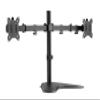 Amer Dual LED LCD Monitor Free-Standing Desk Stand for 2 Screens up to 32 inches Heavy-Duty Fully Adjustable Arms with Max VESA 100x100mm (2EZSTAND) view 4