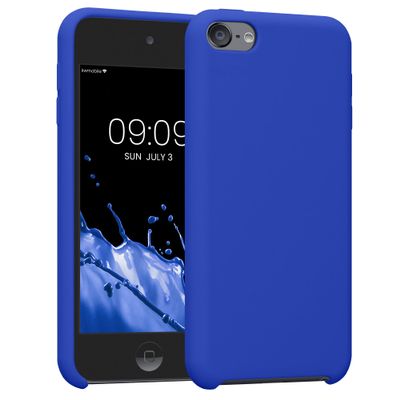 kwmobile TPU Silicone Case Compatible with Apple iPod Touch 6G / 7G (6th and 7th Generation) - Case Soft Flexible Protective Cover - Baltic Blue