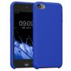 kwmobile TPU Silicone Case Compatible with Apple iPod Touch 6G / 7G (6th and 7th Generation) - Case Soft Flexible Protective Cover - Baltic Blue view 1