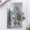 Adhesive Shower Head Holder Wall Mount Shower Hose Base Adapter Rack Handheld Showerhead Clip for Bathroom Installation view 3