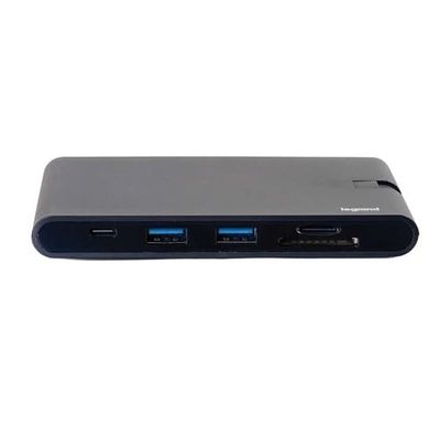 C2G USB C Dock with HDMI, VGA, Ethernet, USB, SD & Power Delivery up to 100W - 4K HDMI, VGA, Ethernet, USB, SD Card Reader and Power Delivery (Renewed)
