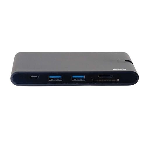 C2G USB C Dock with HDMI, VGA, Ethernet, USB, SD & Power Delivery up to 100W - 4K HDMI, VGA, Ethernet, USB, SD Card Reader and Power Delivery (Renewed)