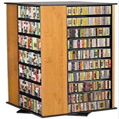 Venture Horizon Revolving Media Tower 1000 - Oak/Black