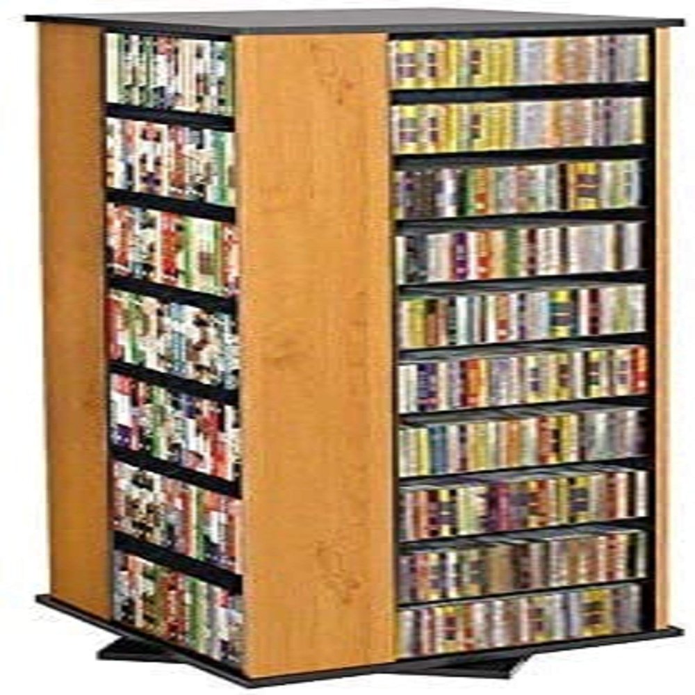 Venture Horizon Revolving Media Tower 1000 - Oak/Black