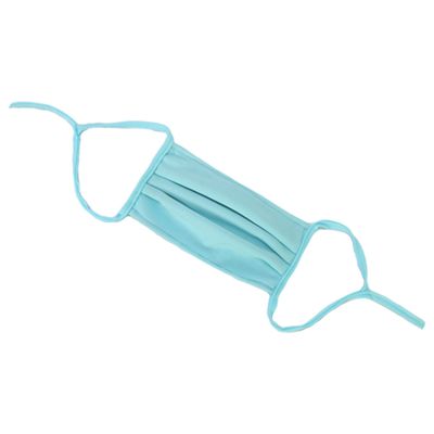 Unisex Ultra Soft Interchangeable Filtered Breathable Washable Reusable Protective Masks, Color Aqua Blue (Single)