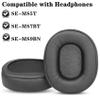 1 Pair Ear Pads Cushion Pillow Compatible with Pioneer SE-MS7BT MS9BN MS5T Headsets Replacement Earmuffs Cups (Leather) view 2
