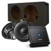 Alpine W12S4 12-Inch Subwoofers with Dual Enclosure and S-A60M S-Series Class D Mono Amplifier Bass Package Bundle view 1