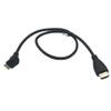 Seadream Angled Mini HDMI to HDMI, 90 Degree Angle Mini-HDMI Male to HDMI Male Converter Cable, Support 1080P Full HD, 3D 50CM (50CM Down Angled) view 3