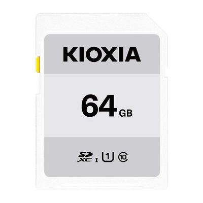 KIOXIA KTHN-NW064G Former Toshiba Memory SD Card, 64 GB, SDXC, UHS-I Compatible, Class 10 (Transfer Rate 50MB/s), Made in Japan, Genuine Product
