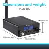 Retekess TR508 FM Transmitter for Church,FM Broadcast Transmitter,Long Range FM Radio Stereo Station with 3.5mm Mic Audio Jack for Drive in Movie,Parking Lot,Home,Library,Fcc Certified view 4