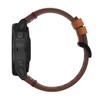 DKEnjoy Leather Quick Release Watchband Replacement Band Bracelet Watch Strap Compatible for Garmin Fenix 6X/6X Sapphire/Fenix 3 Smartwatch (Brown) view 3