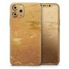 Molten Gold Digital Foil Swirl V8 - DesignSkinz Protective Vinyl Decal Wrap Skin Cover Compatible with The Apple iPhone Xs Max (Full-Body, Screen Trim & Back Glass Skin) view 1