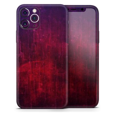 Abstract Fire & Ice V2 - DesignSkinz Protective Vinyl Decal Wrap Skin Cover Compatible with The Apple iPhone Xs Max (Full-Body, Screen Trim & Back Glass Skin)