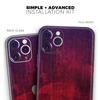 Abstract Fire & Ice V2 - DesignSkinz Protective Vinyl Decal Wrap Skin Cover Compatible with The Apple iPhone Xs Max (Full-Body, Screen Trim & Back Glass Skin) view 2