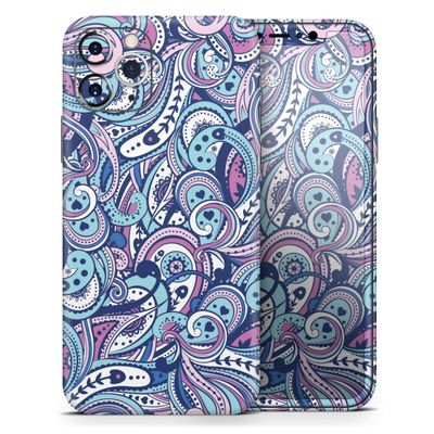 Vibrant Purple Toned Sproutaneous - DesignSkinz Protective Vinyl Decal Wrap Skin Cover Compatible with The Apple iPhone Xs Max (Full-Body, Screen Trim & Back Glass Skin)