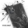 Black & Silver Marble Swirl V1 - DesignSkinz Protective Vinyl Decal Wrap Skin Cover Compatible with The Apple iPhone Xs Max (Full-Body, Screen Trim & Back Glass Skin) view 3