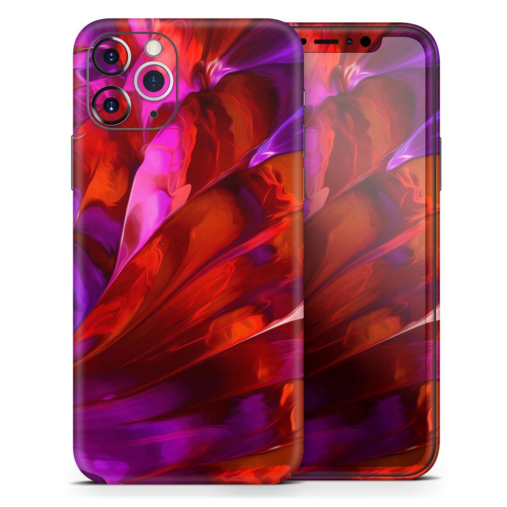 Blurred Abstract Flow V45 - DesignSkinz Protective Vinyl Decal Wrap Skin Cover Compatible with The Apple iPhone 11 (Full-Body, Screen Trim & Back Glass Skin)