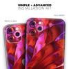 Blurred Abstract Flow V45 - DesignSkinz Protective Vinyl Decal Wrap Skin Cover Compatible with The Apple iPhone 11 (Full-Body, Screen Trim & Back Glass Skin) view 2
