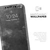 Distressed Silver Texture v5 - DesignSkinz Protective Vinyl Decal Wrap Skin Cover Compatible with The Apple iPhone Xs (Full-Body, Screen Trim & Back Glass Skin) view 4